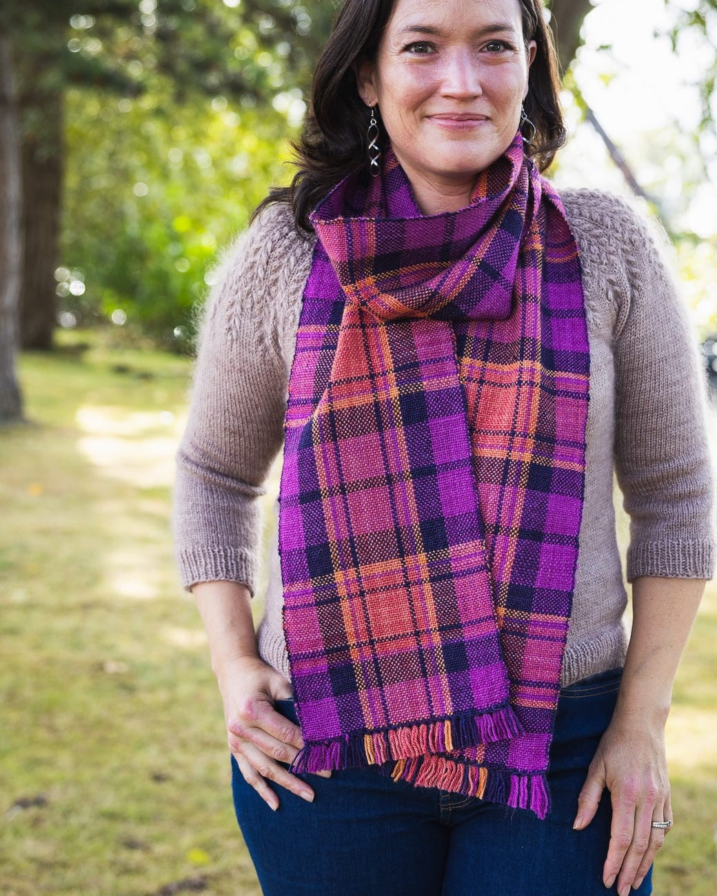 SweetGeorgia Yarns Weaving Patterns Shoreline Checks