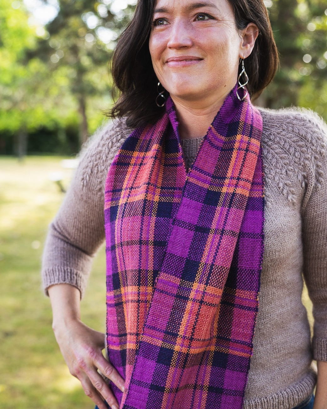 SweetGeorgia Yarns Weaving Patterns Shoreline Checks