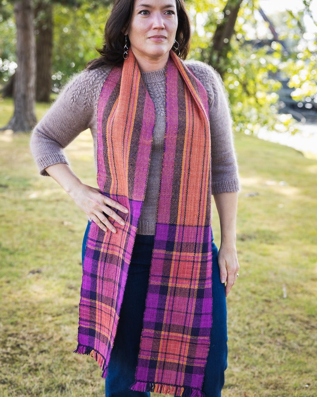 SweetGeorgia Yarns Weaving Patterns Shoreline Checks