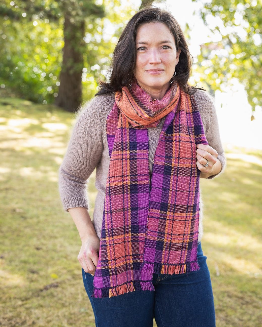 SweetGeorgia Yarns Weaving Patterns Shoreline Checks