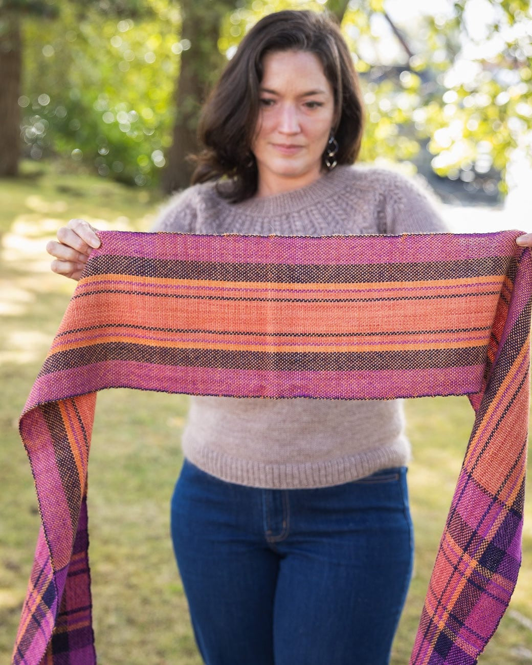 SweetGeorgia Yarns Weaving Patterns Shoreline Checks