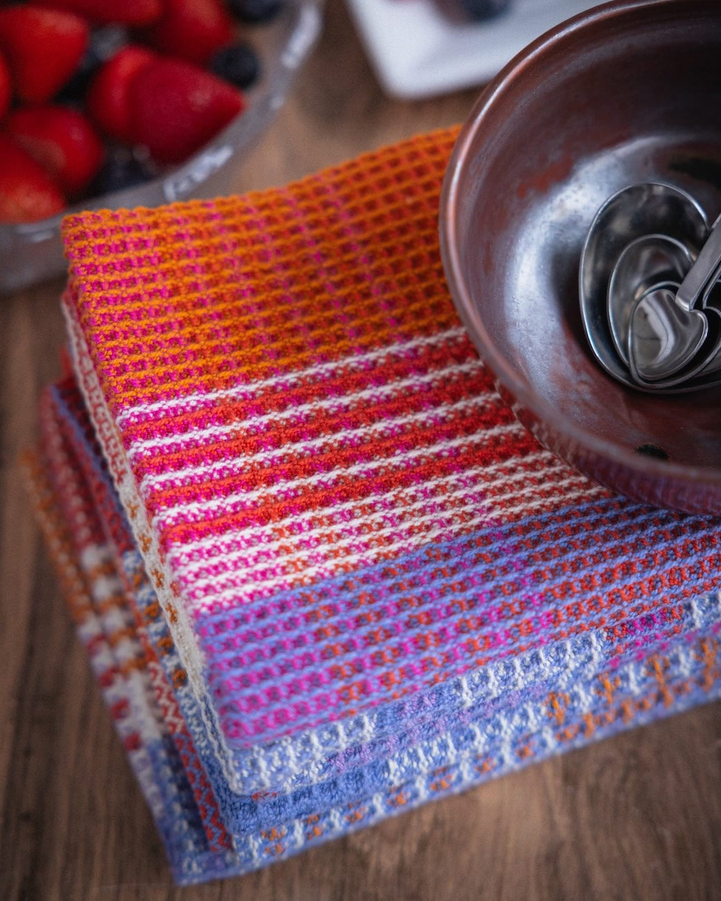 SweetGeorgia Yarns Weaving Patterns Sunday Morning Waffle Towels