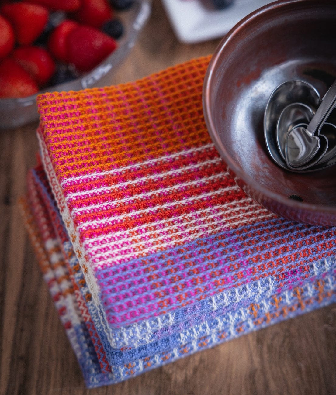 SweetGeorgia Yarns Weaving Patterns Sunday Morning Waffle Towels