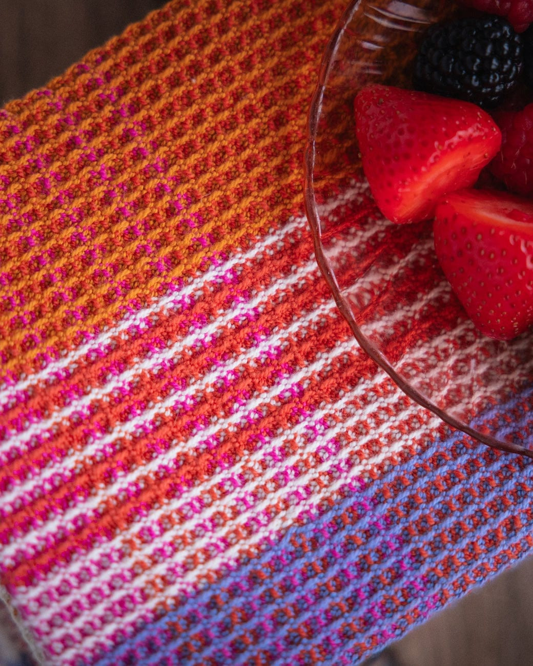 SweetGeorgia Yarns Weaving Patterns Sunday Morning Waffle Towels