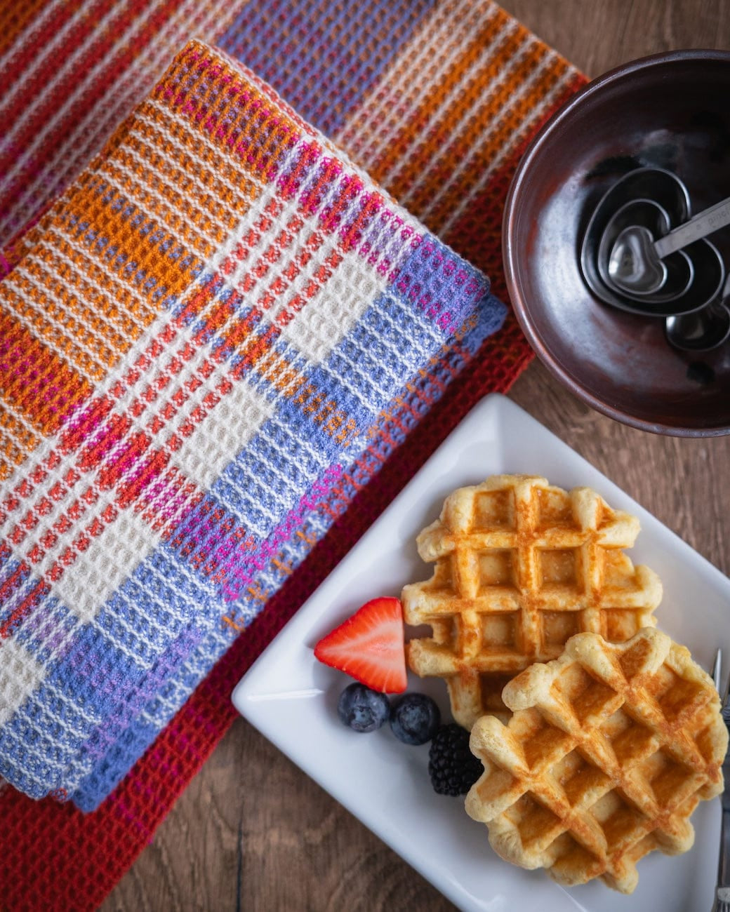 SweetGeorgia Yarns Weaving Patterns Sunday Morning Waffle Towels