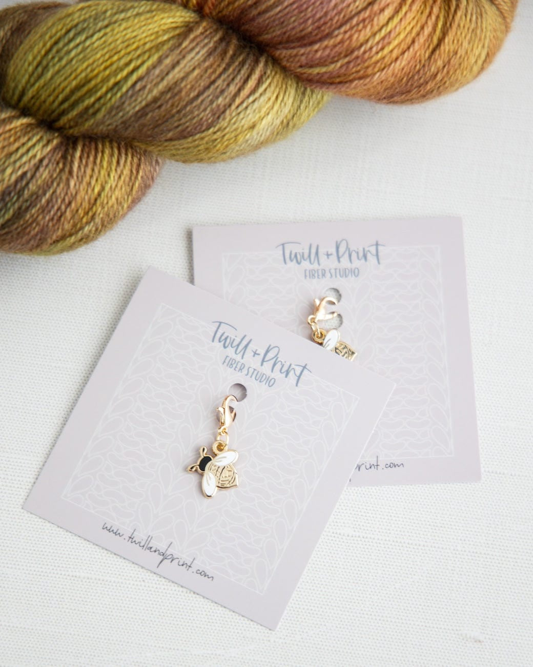 Twill & Print Tools & Accessories Stitch Markers / Woolly Bee