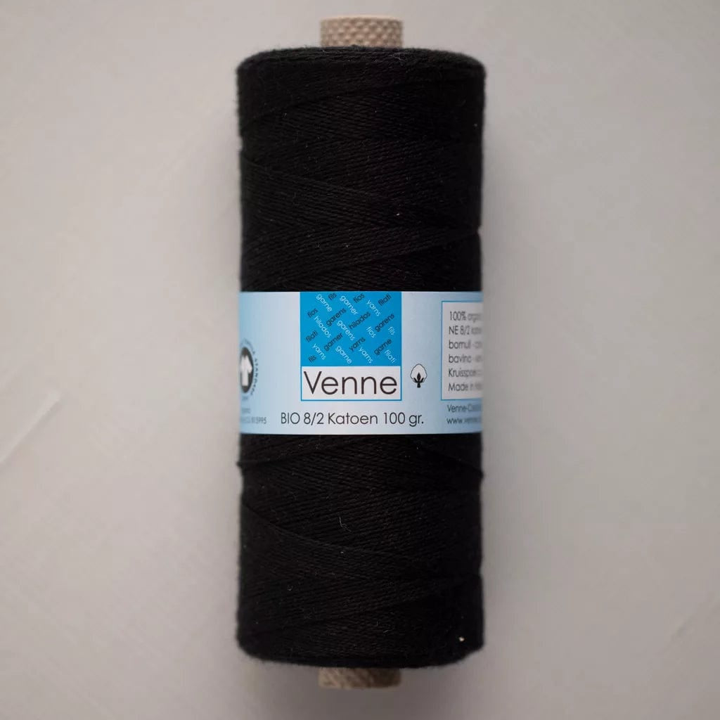 Venne Weaving Yarn Black Venne 8/2