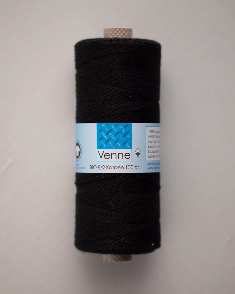 Venne Weaving Yarn Black Venne 8/2