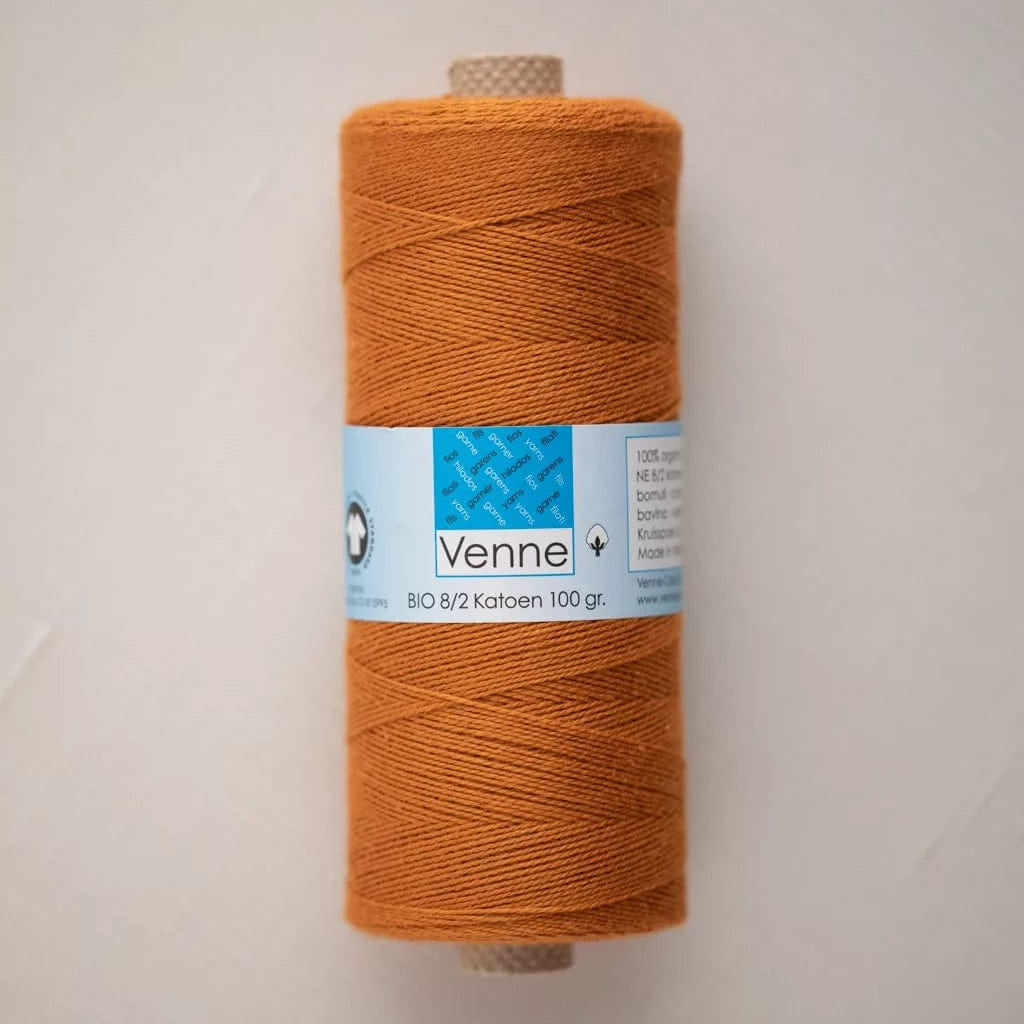 Venne Weaving Yarn Burnt Orange Venne 8/2