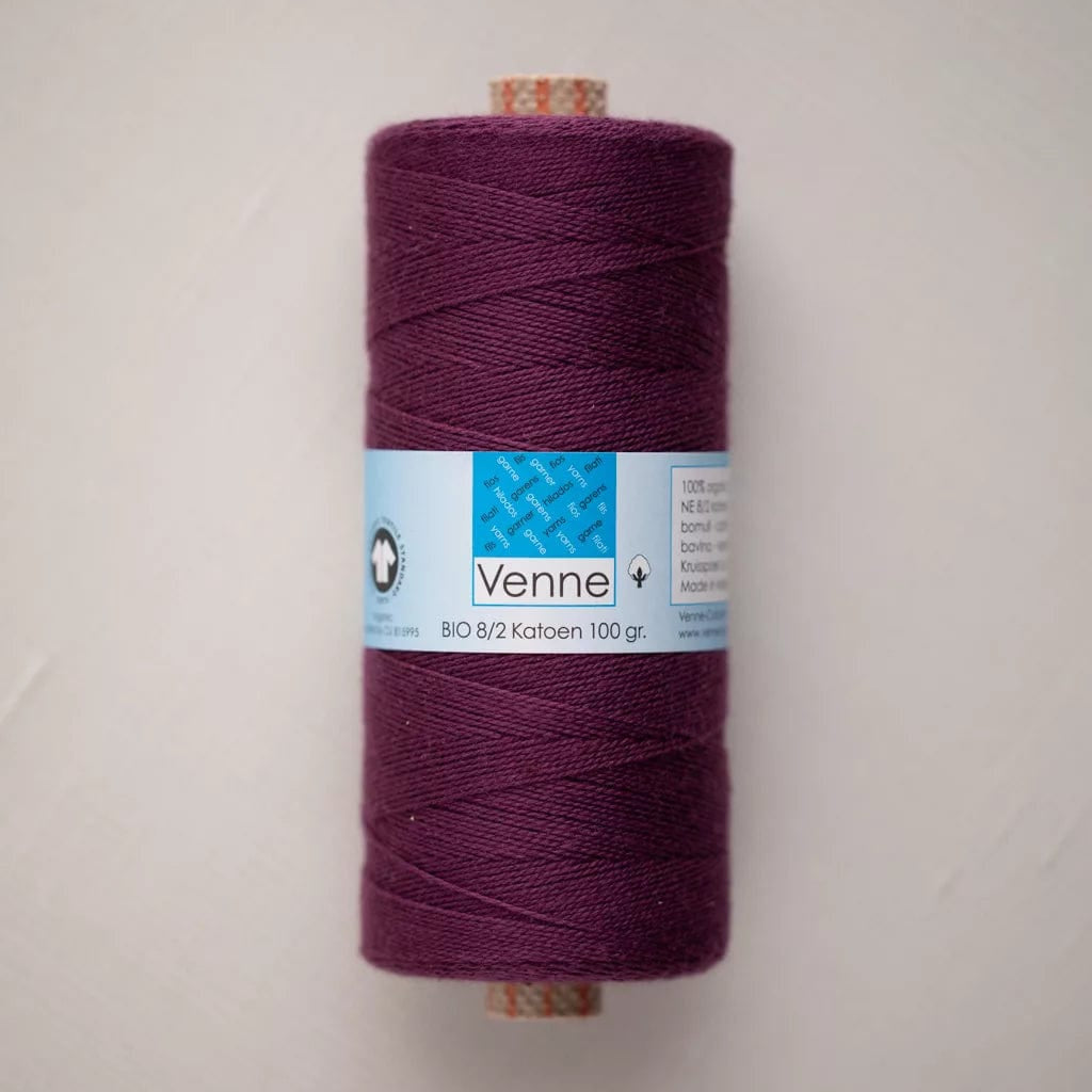 Venne Weaving Yarn Deep Plum Venne 8/2