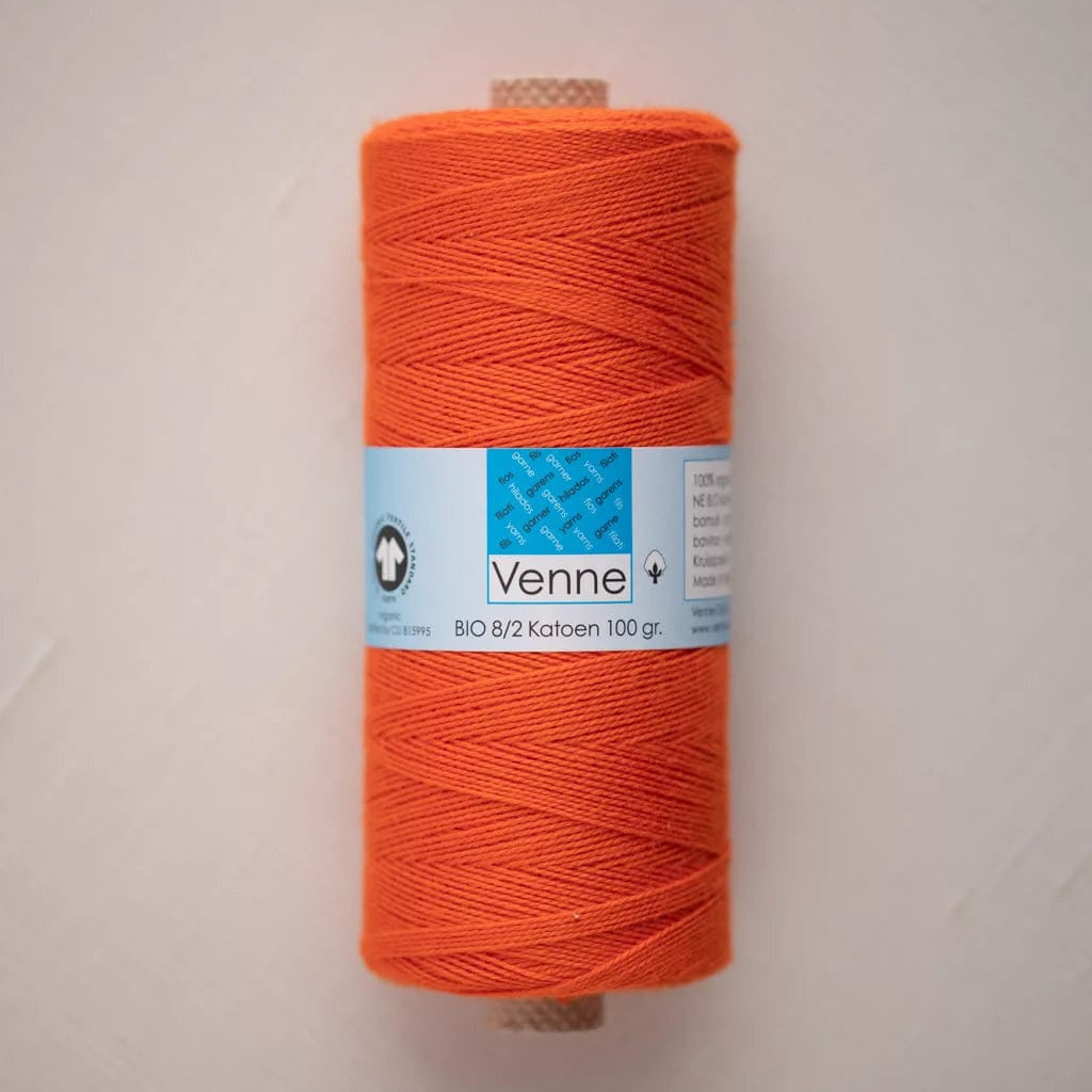 Venne Weaving Yarn Orange Venne 8/2