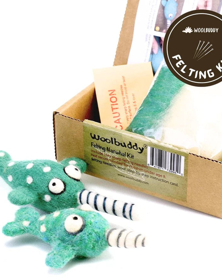 Woolbuddy Gifts Woolbuddy / Felting Kit / Narwhal