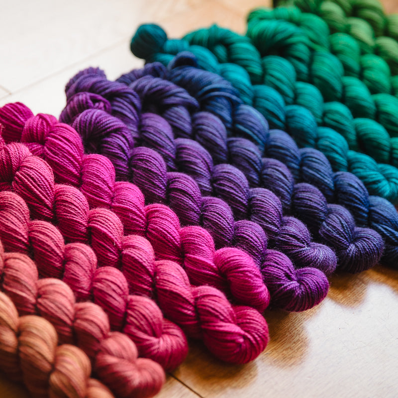Hand-Dyed Yarns by SweetGeorgia Yarns