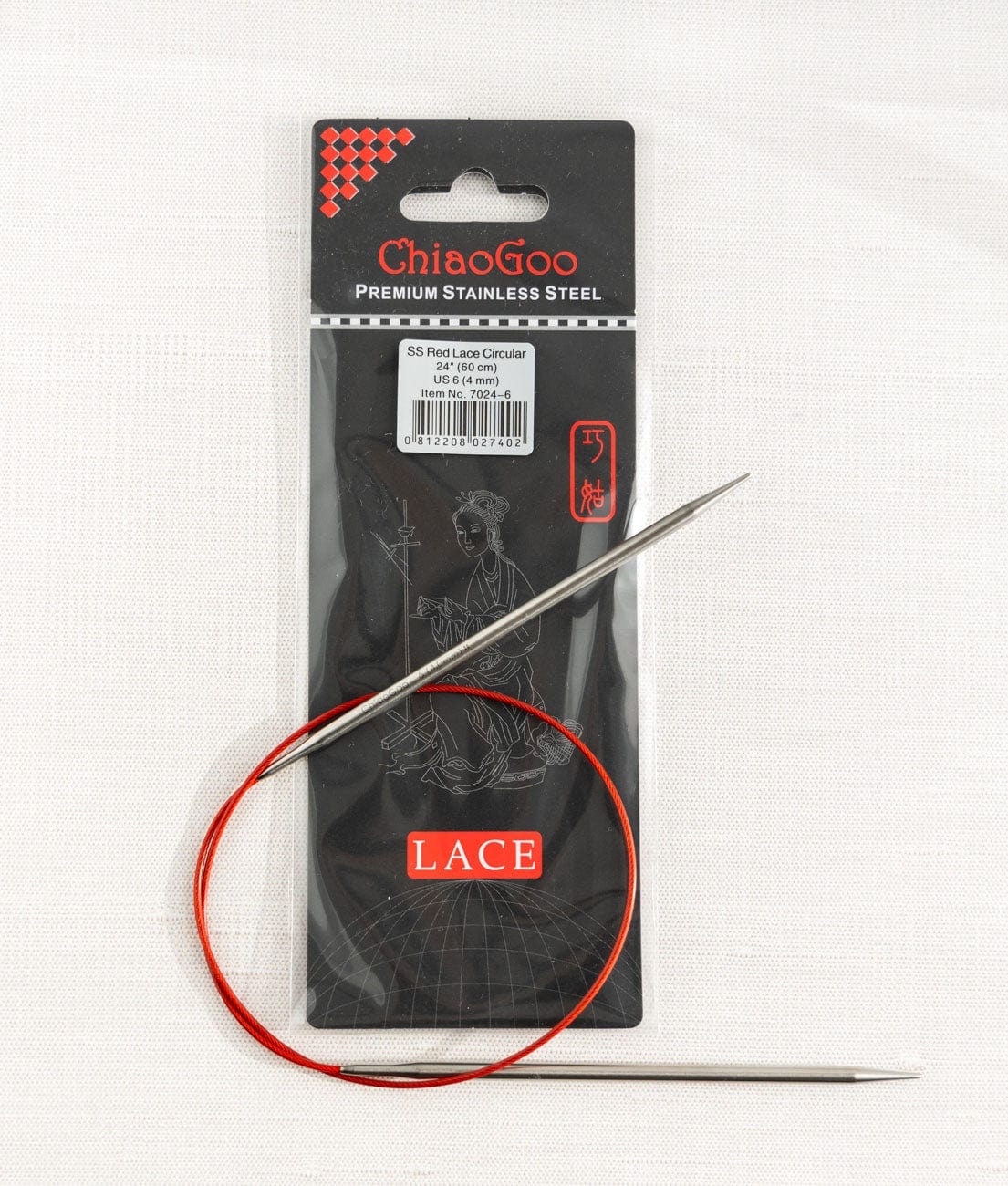 ChiaoGoo ChiaoGoo Knitting Needles ChiaoGoo / RED Lace Circular / 24"