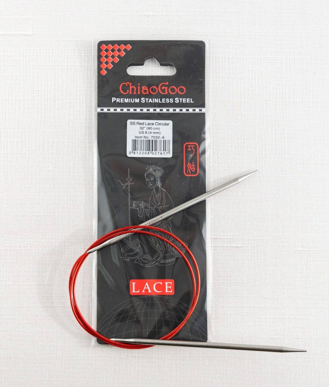 ChiaoGoo ChiaoGoo Knitting Needles ChiaoGoo / RED Lace Circular / 32"