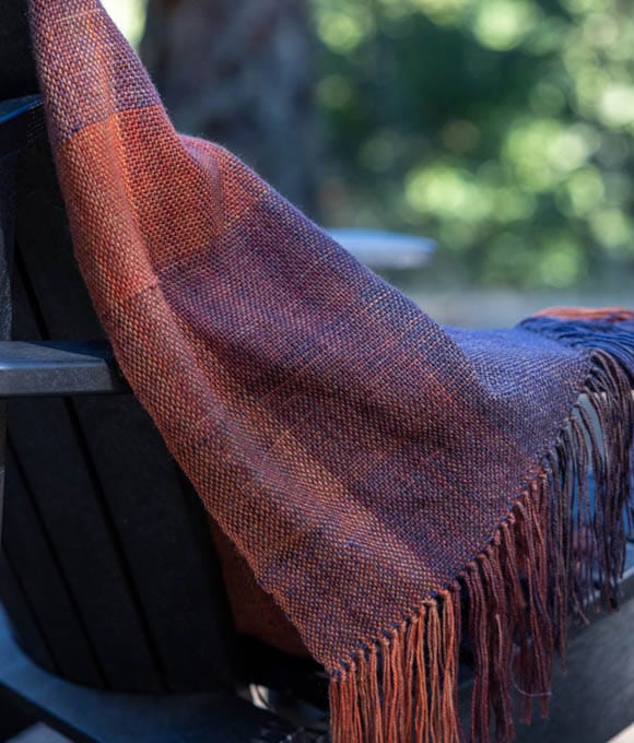 Fast Bundle Fingering Yarns Cabin Blanket Weaving Kit / Warm