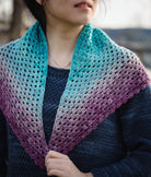 SweetGeorgia Yarns Crochet Patterns Coast to Colour Shawl