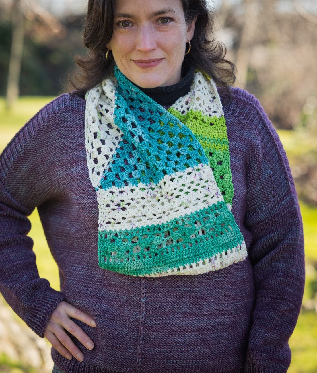 SweetGeorgia Yarns Crochet Patterns Midnight Clear