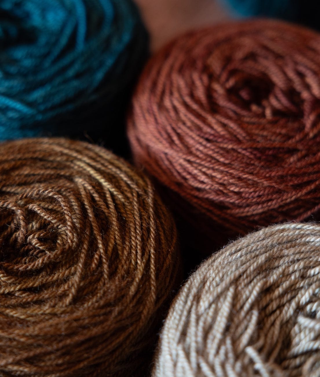 SweetGeorgia Yarns DK Yarns Minimalist Double Weave Blanket Yarn Set / Bluegrass