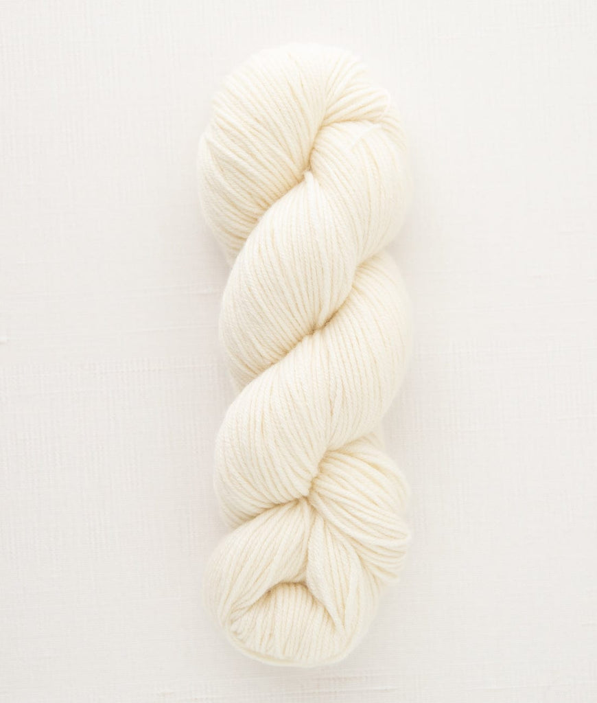 Snow, Natural white mohair yarn