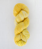 SweetGeorgia Yarns Fingering Yarns Lemon Curd CashLuxe Spark