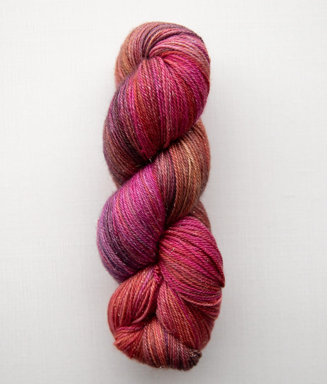 SweetGeorgia Yarns Fingering Yarns Strawberry Tea CashLuxe Spark