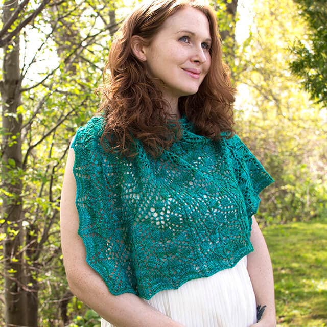 SweetGeorgia Yarns Knitting Patterns Bridgeward Leaves