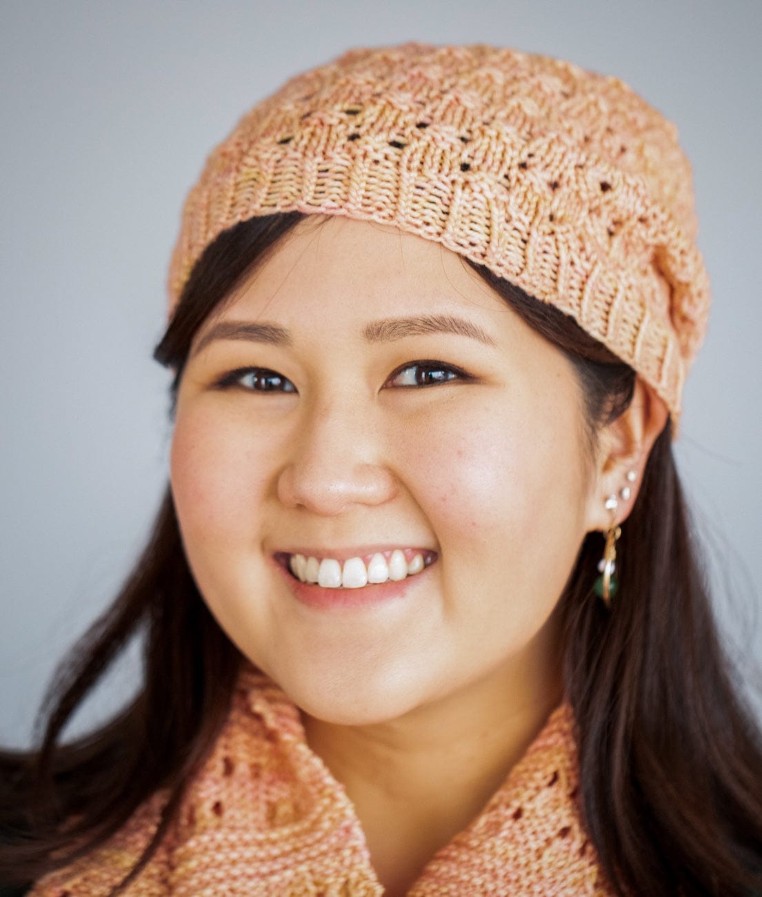 SweetGeorgia Yarns Knitting Patterns Candied Peach Set