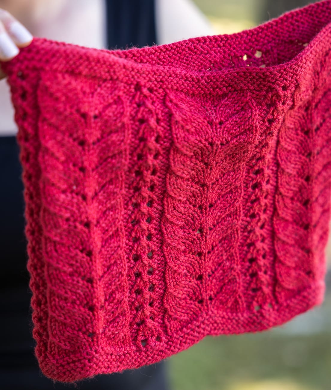 SweetGeorgia Yarns Knitting Patterns Cherry Lane Cowl