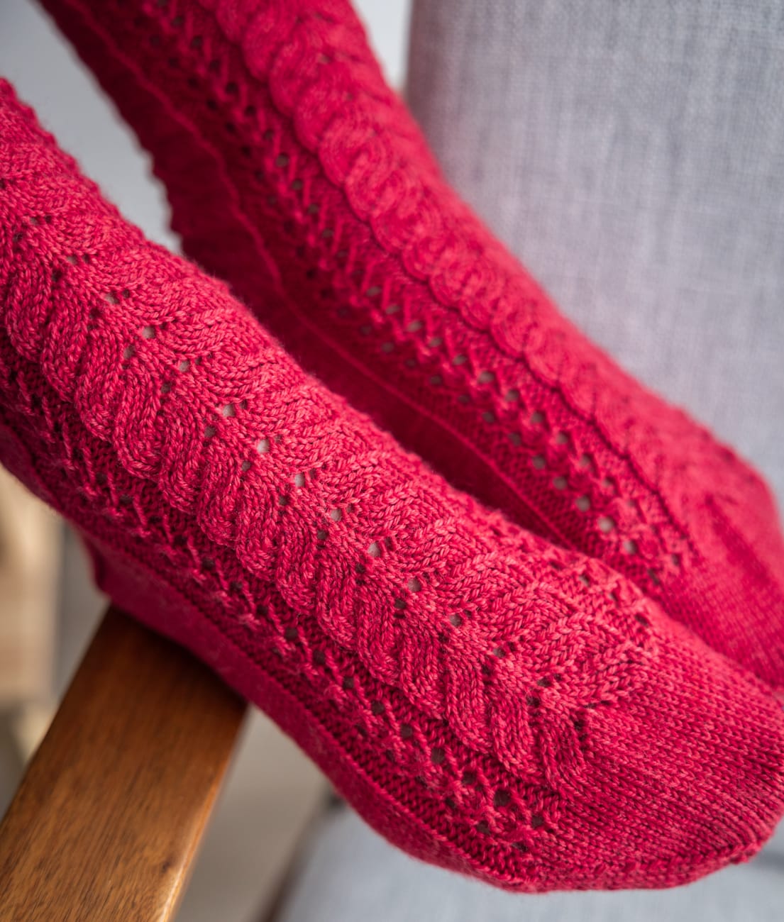 SweetGeorgia Yarns Knitting Patterns Cherry Lane Socks