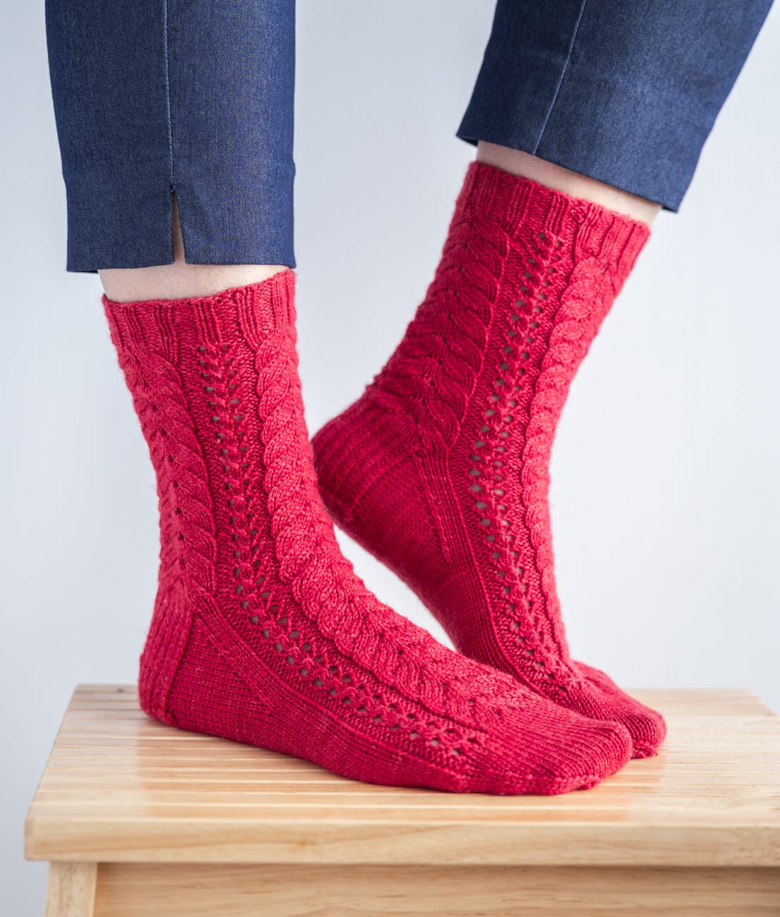 SweetGeorgia Yarns Knitting Patterns Cherry Lane Socks