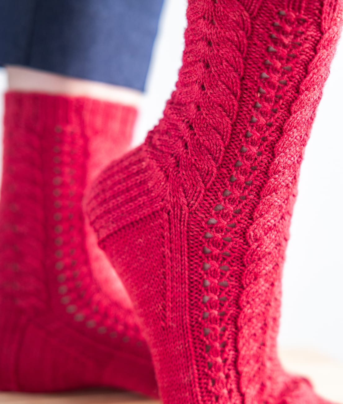 SweetGeorgia Yarns Knitting Patterns Cherry Lane Socks