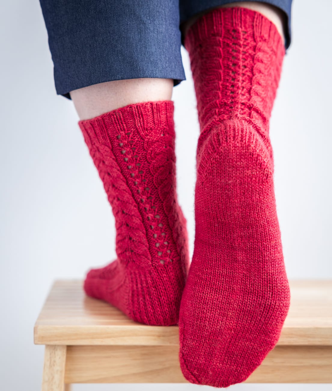 SweetGeorgia Yarns Knitting Patterns Cherry Lane Socks