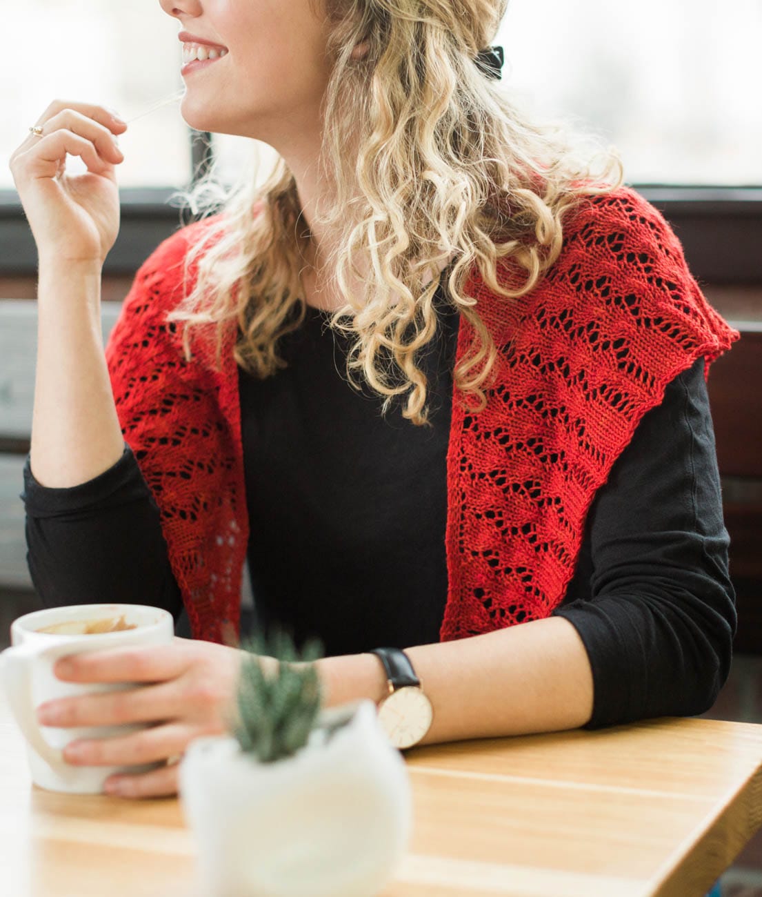 SweetGeorgia Yarns Knitting Patterns Cottage Red
