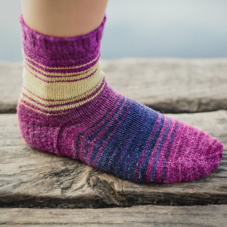 SweetGeorgia Yarns Knitting Patterns Evo Socks