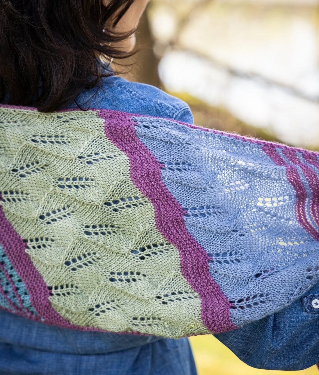 SweetGeorgia Yarns Knitting Patterns Hebe Sunset Scarf