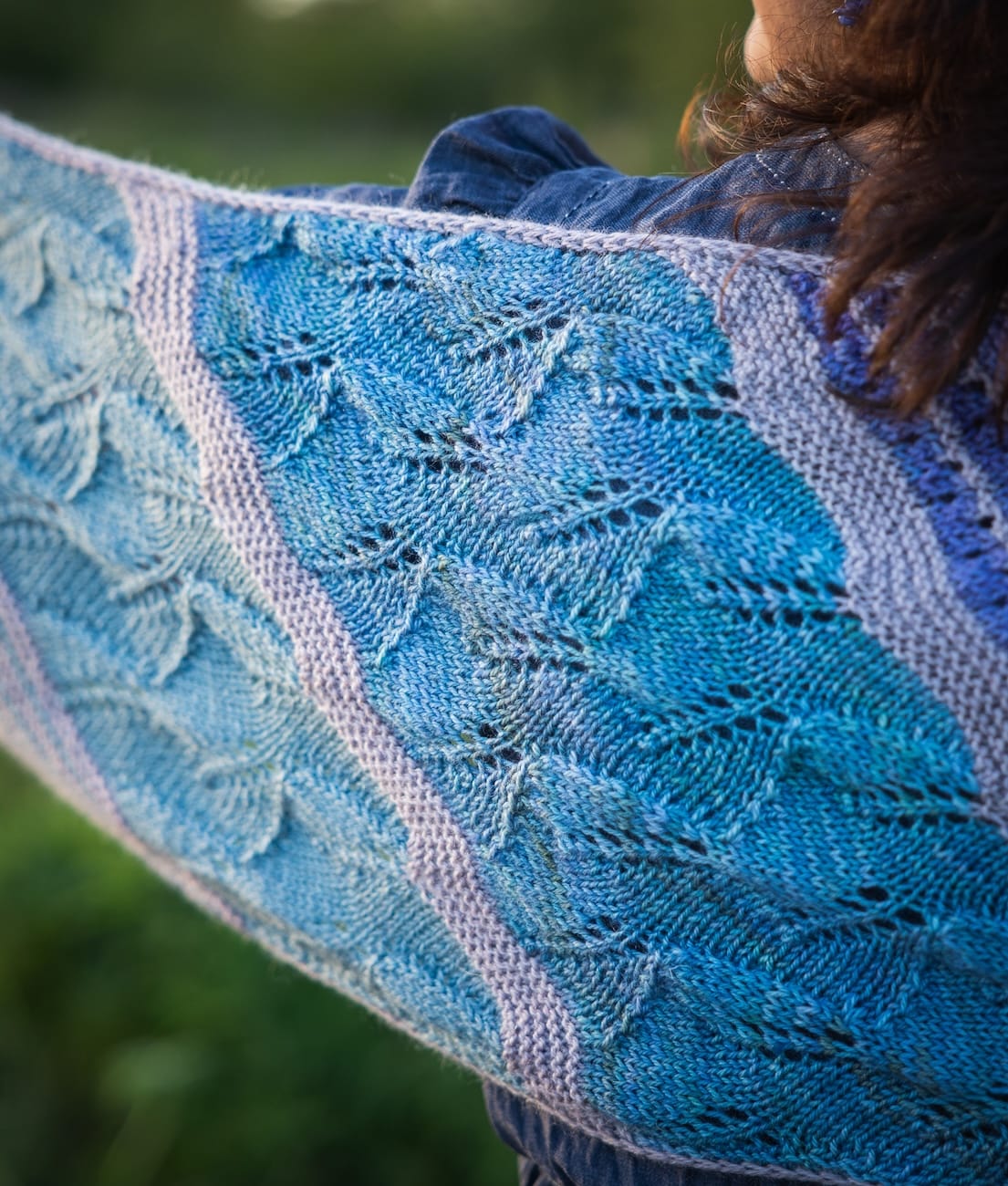SweetGeorgia Yarns Knitting Patterns Hebe Sunset Scarf