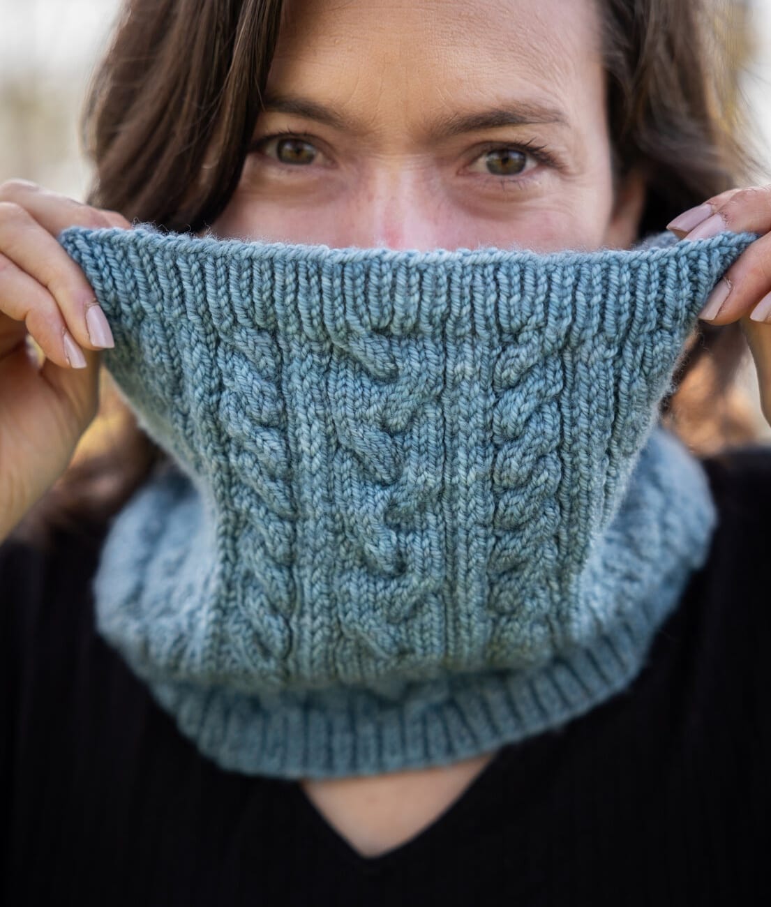 SweetGeorgia Yarns Knitting Patterns Horseshoe Bay Cowl