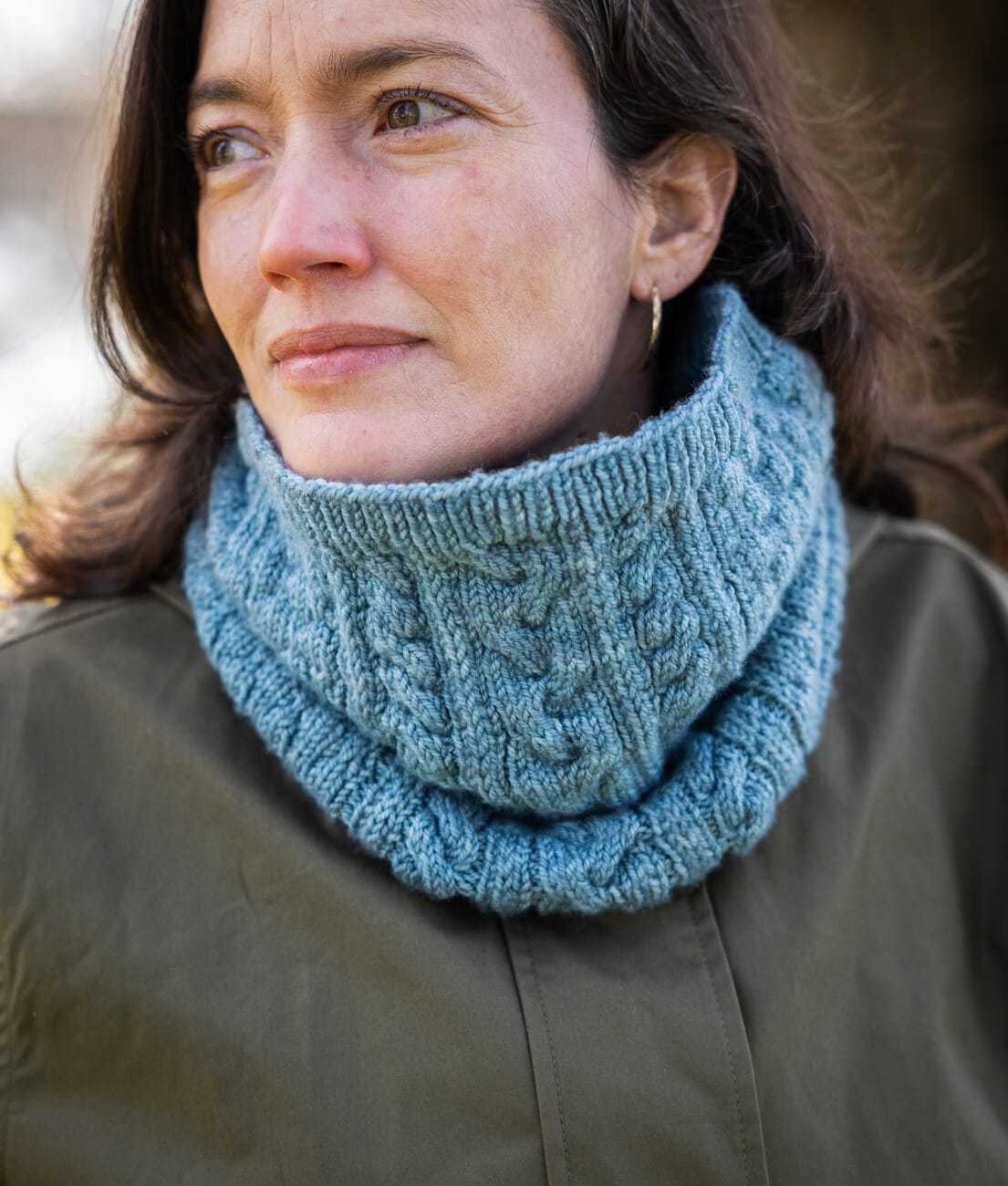 SweetGeorgia Yarns Knitting Patterns Horseshoe Bay Cowl