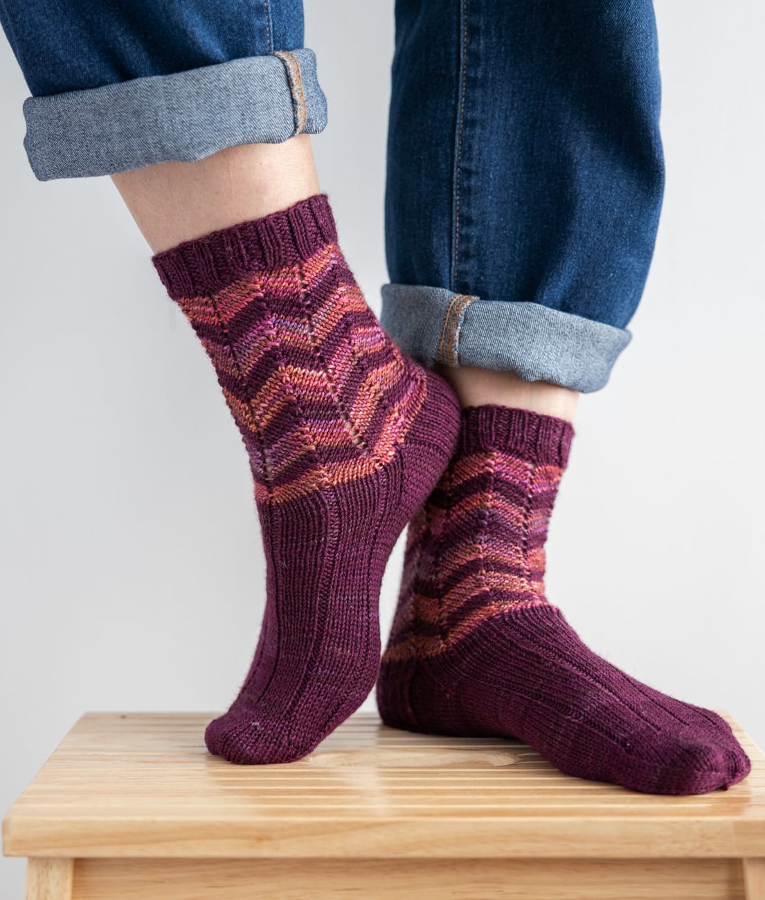 SweetGeorgia Yarns Knitting Patterns Petal Socks