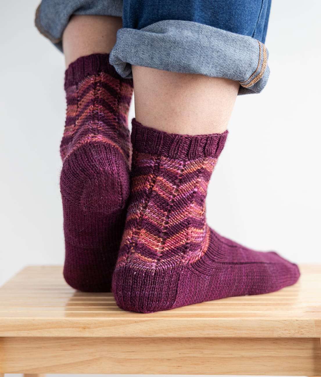 SweetGeorgia Yarns Knitting Patterns Petal Socks