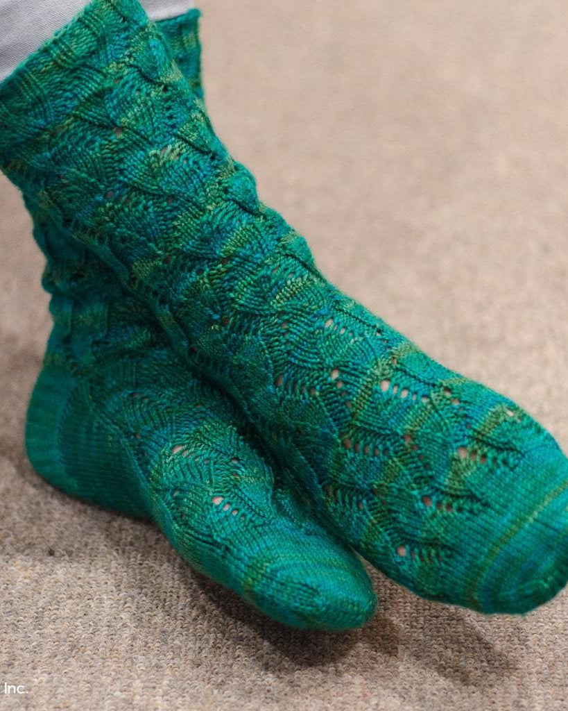 SweetGeorgia Yarns Knitting Patterns Rushing Tide Socks