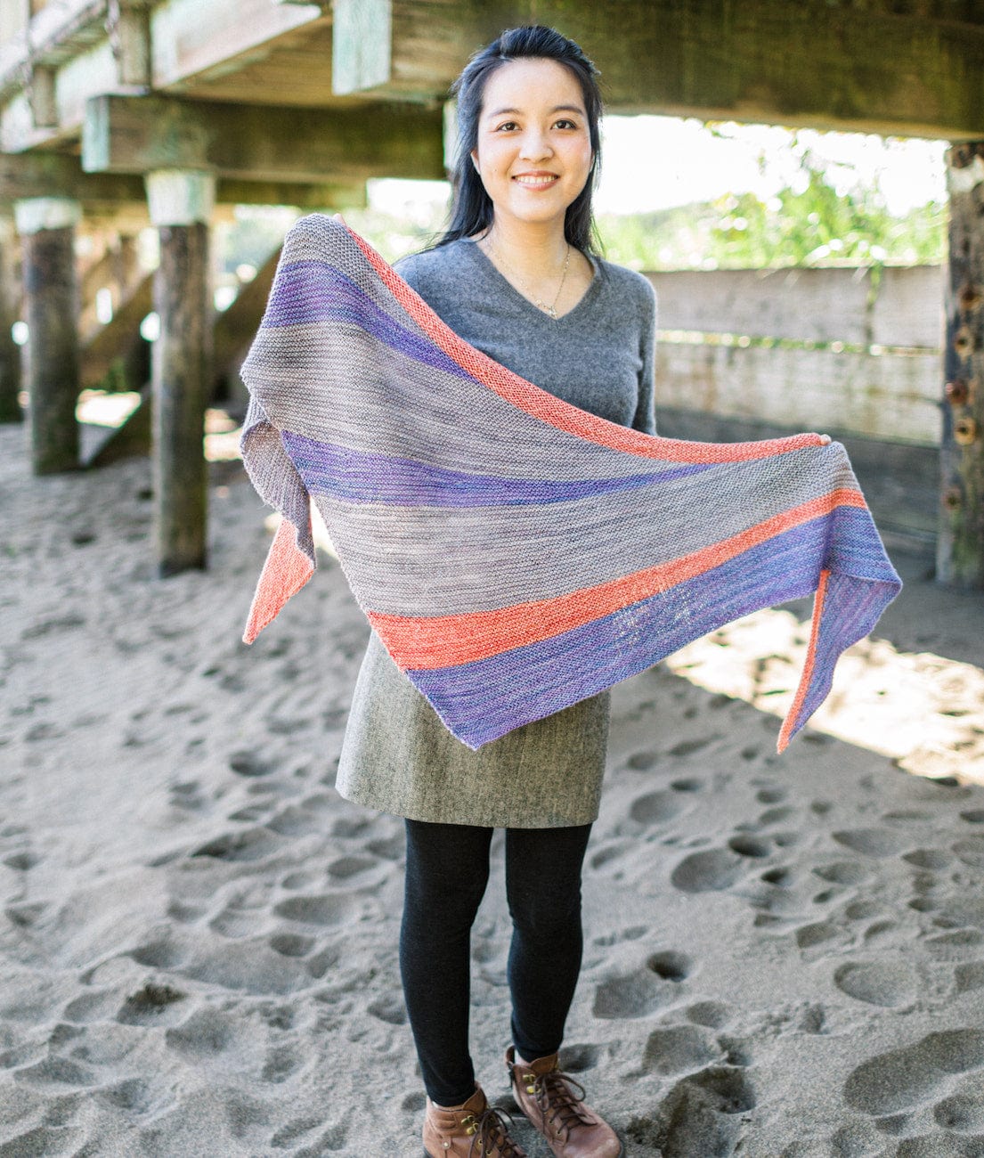 SweetGeorgia Yarns Knitting Patterns Sail Shawl