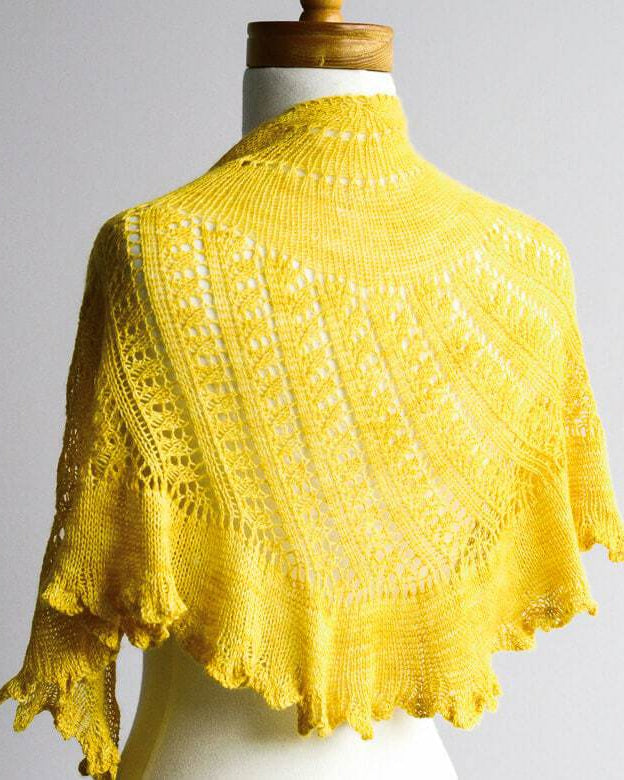 SweetGeorgia Yarns Knitting Patterns Shattered Sun