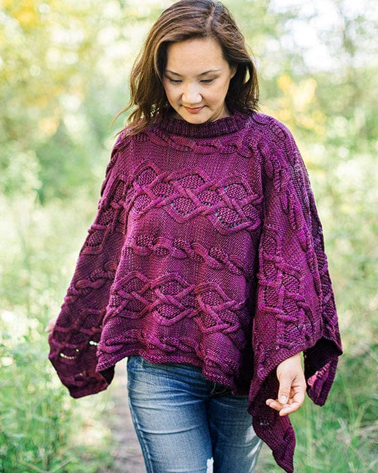 SweetGeorgia Yarns Knitting Patterns Tabetha Poncho