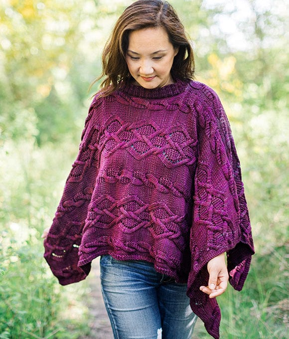SweetGeorgia Yarns Knitting Patterns Tabetha Poncho