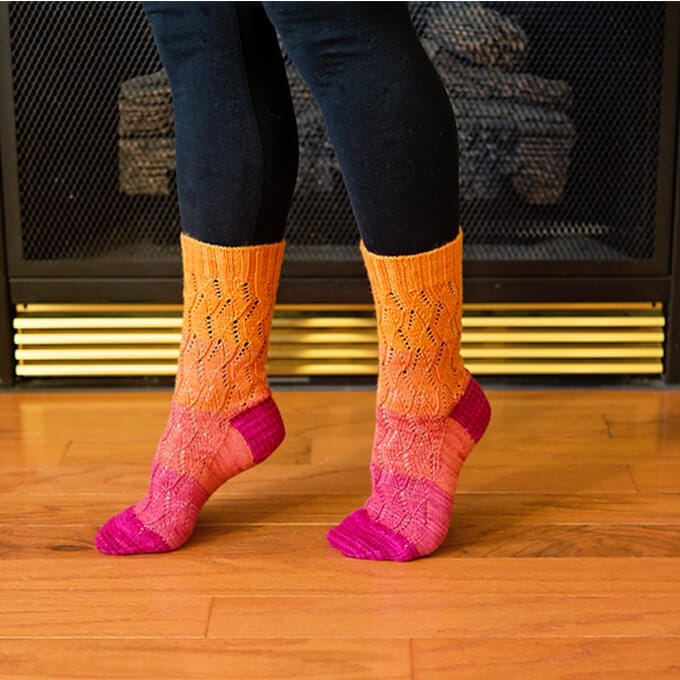 SweetGeorgia Yarns Knitting Patterns Taffy Toes