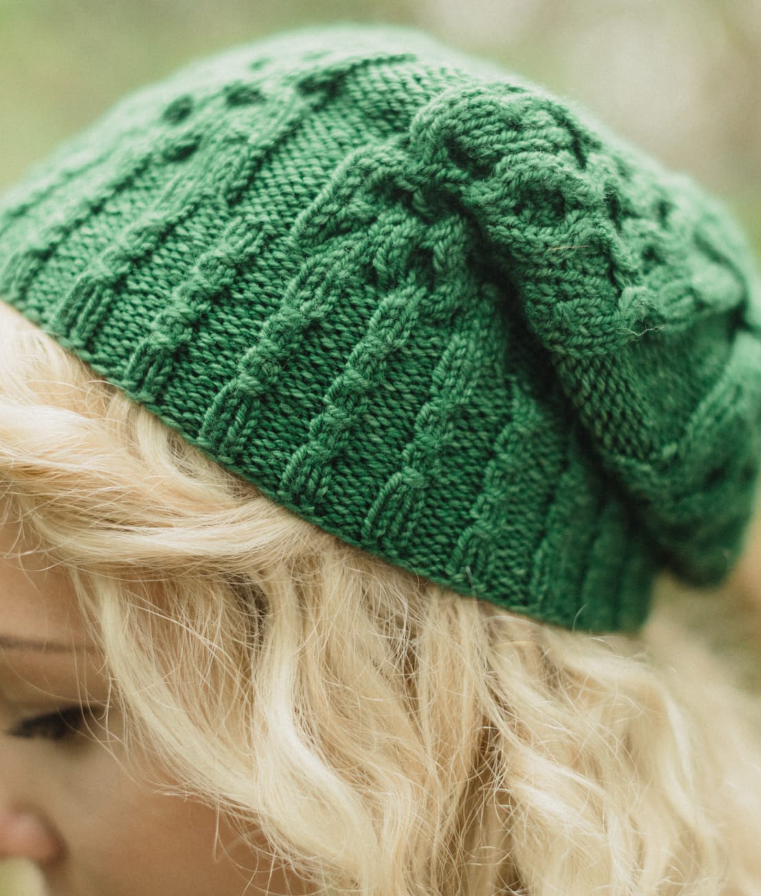 SweetGeorgia Yarns Knitting Patterns Waggle Hat & Mittens