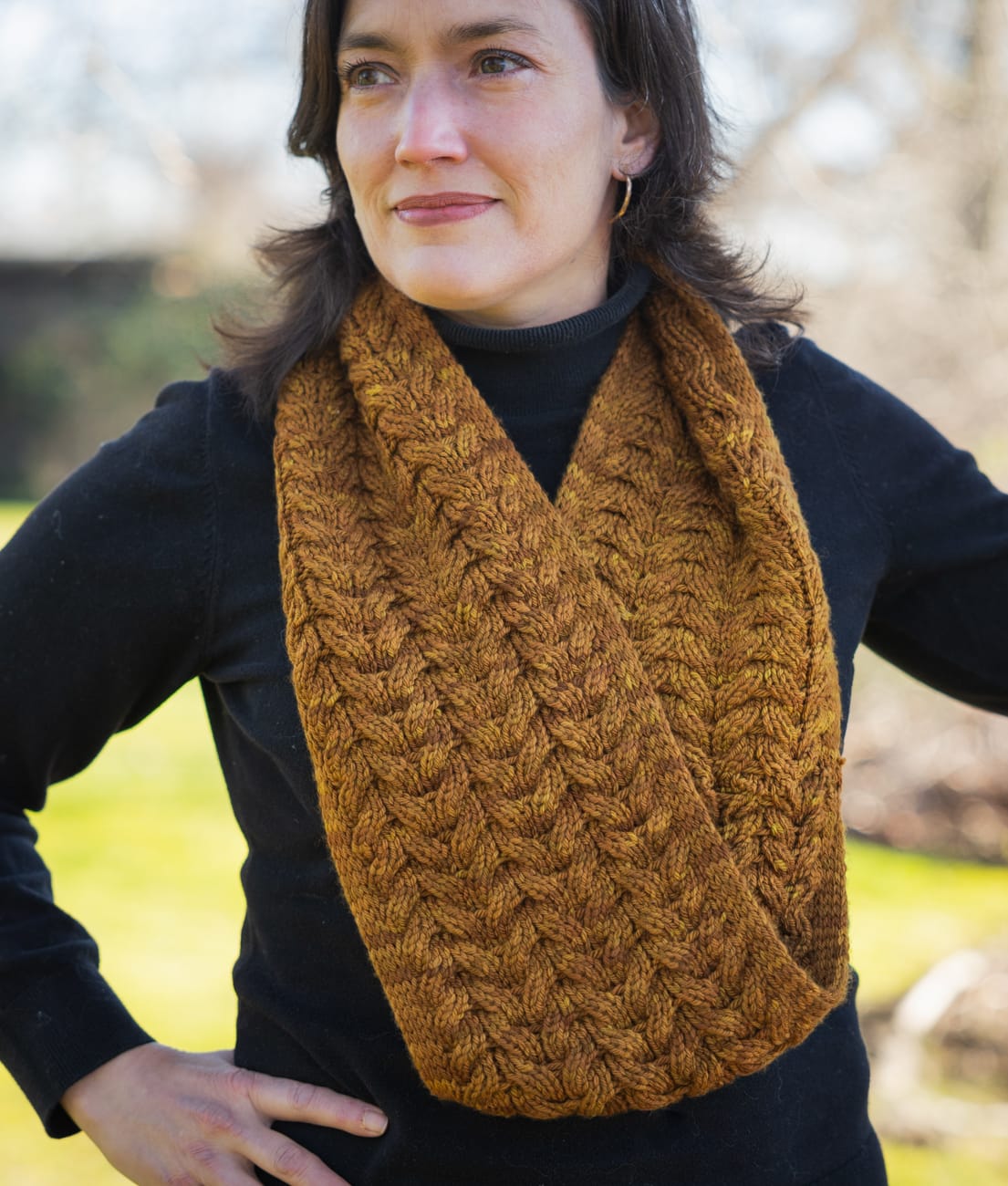 SweetGeorgia Yarns Knitting Patterns Yua Cowl