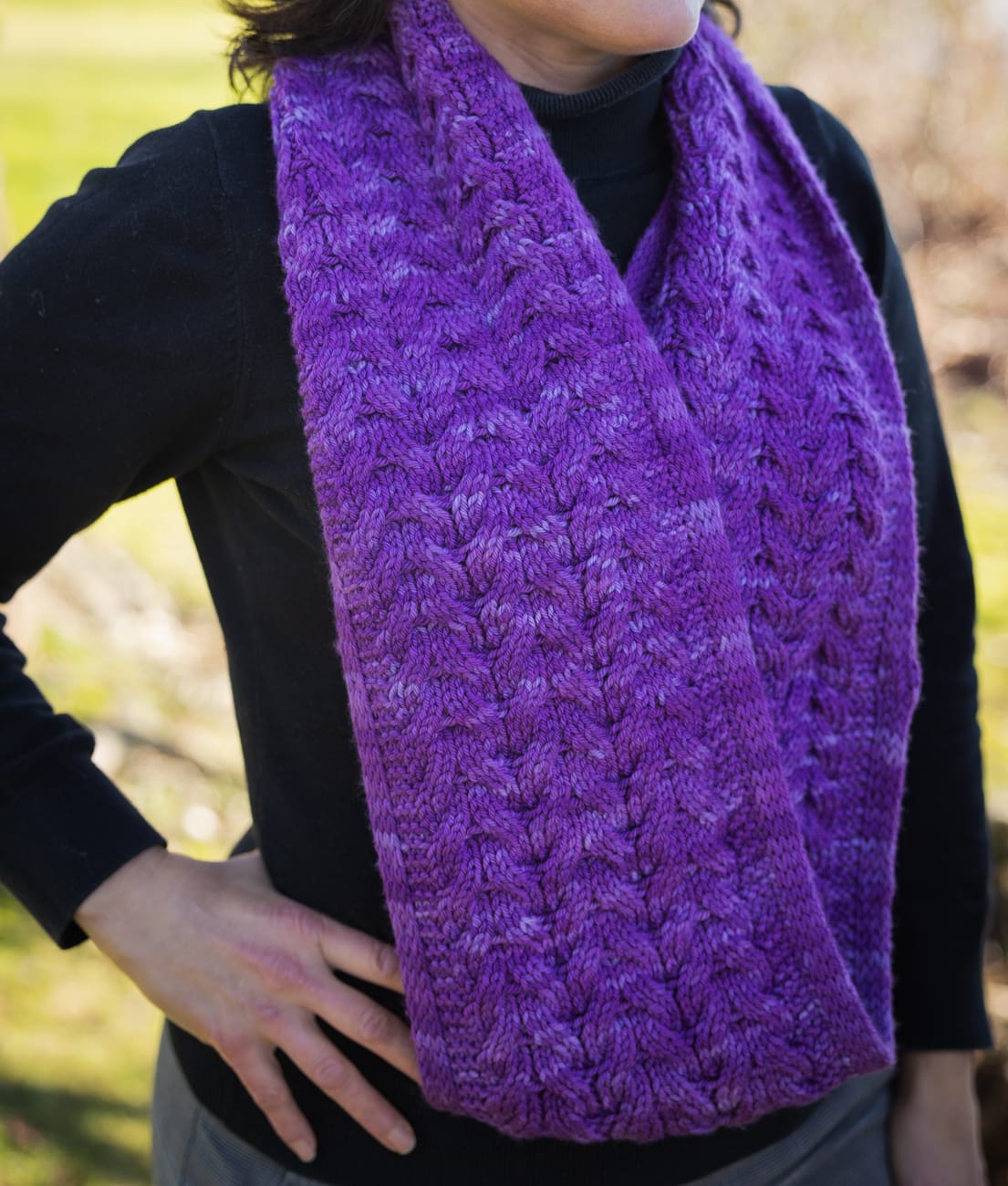 SweetGeorgia Yarns Knitting Patterns Yua Cowl